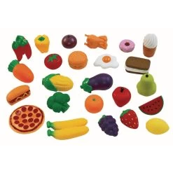 Excellerations® My First Soft Play Food Set - 24 Pieces With Storage Bin -Children School Supplies S679262 2