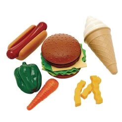 Dantoy Let’s Eat! 83-Piece Deluxe Food Set -Children School Supplies S683410 1