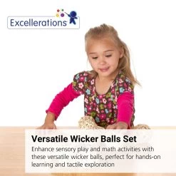 Excellerations® Wicker Balls - 10 Pieces -Children School Supplies S683414 0