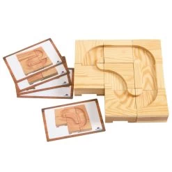 Excellerations® EarlySTEM™ Wooden Ball Maze Puzzle Cubes -Children School Supplies S684599 2