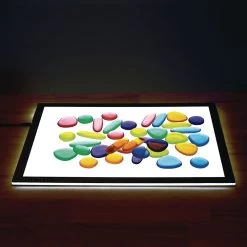 Clear Rainbow Pebbles - 36 Pcs. 7 Clear Rainbow Pebbles - 36 Pcs. -Children School Supplies S686264 1