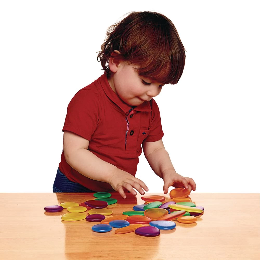 Clear Rainbow Pebbles - 36 Pcs. 5 Clear Rainbow Pebbles - 36 Pcs. - Image 5