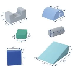 Climb And Play 6 Piece Set - Contemporary -Children School Supplies S687432 1