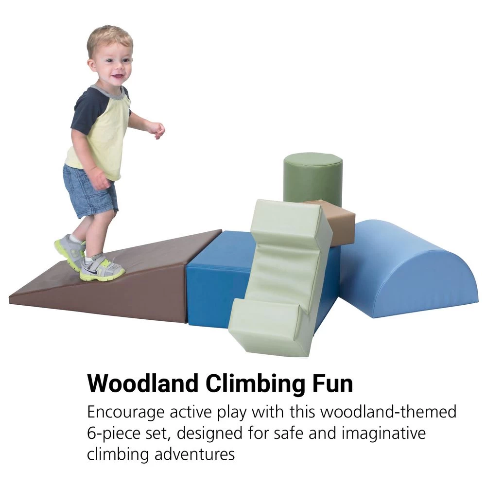 Climb And Play 6 Piece Set - Woodland 2 Climb And Play 6 Piece Set - Woodland - Image 2