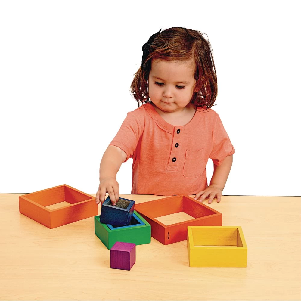 Wooden Rainbow Squares 4 Wooden Rainbow Squares - Image 4