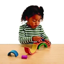 Rainbow Architect Block Set -Children School Supplies S695749 5