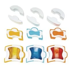 Grippies Waves 12 Pc. Set -Children School Supplies S697126 1