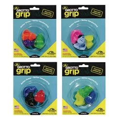 Grotto Pencil Grips Writing Aids For Learning To Write, Set Of 12
