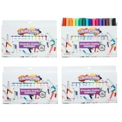 Colorations® Chubby Markers, 8 Colors, 4 Packs