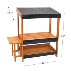 Excellerations® Outdoor Market Stand 8 Excellerations® Outdoor Market Stand -Children School Supplies S697284 2