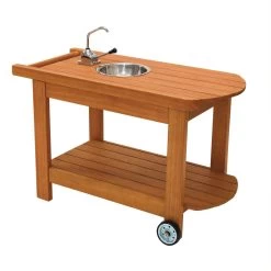 Excellerations® Outdoor Rolling Planting Cart With Water Pump -Children School Supplies S697286 1