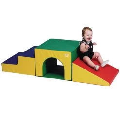 Soft Tunnel Climber, 3 Pc. Set Primary Colors -Children School Supplies S698691 2