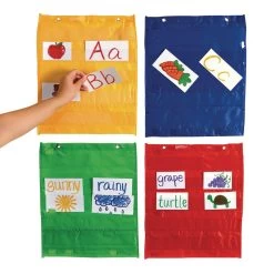 Learning Resources Magnetic Pocket Chart Squares - Set Of 4 -Children School Supplies S699452 1