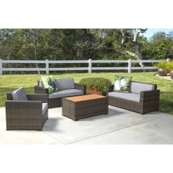 Excellerations® Outdoor Wicker Sofa (Preschool Height) -Children School Supplies S703534 3