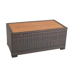 Excellerations® Outdoor Wicker Coffee Table (Preschool Height)