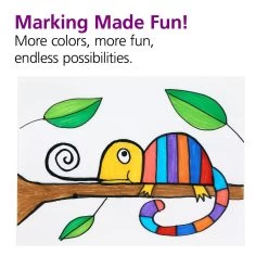 Colorations® 4 Chubby Marker Buckets, 44 In Each, 176 Total, 11 Colors -Children School Supplies S706306 4