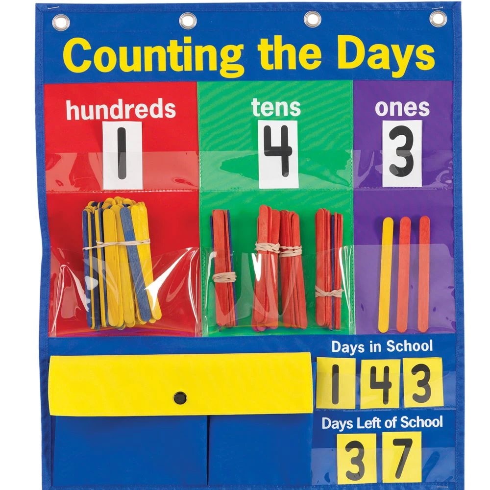 Really Good Stuff® Counting The Days Pocket Chart™ 1 Really Good Stuff® Counting The Days Pocket Chart™
