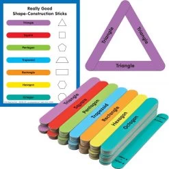 Really Good Stuff® Shape-Construction Sticks™