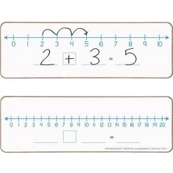 Really Good Stuff® Number Lines 0-10 And 0-20 Dry-Erase Boards - 6 Boards