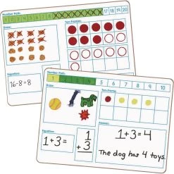 Solving Problems Two-Sided Dry Erase Boards Set - 6 Boards