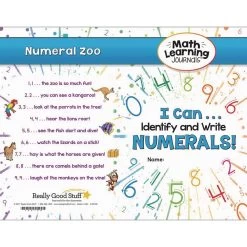Math Learning Journals? - I Can Identify And Write Numerals! 5 Math Learning Journals? - I Can Identify And Write Numerals! -Children School Supplies S710640 1