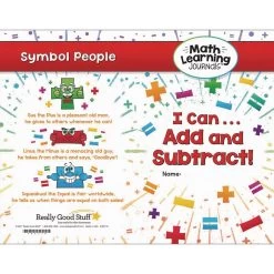 Math Learning Journals? - I Can Add And Subtract! -Children School Supplies S710642 1