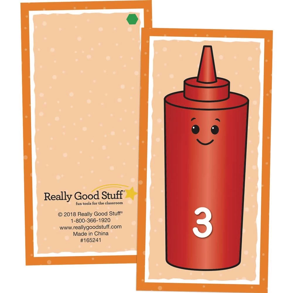 Really Good Stuff® What’s Cookin’? Math Food Pairs Matching Game - Kindergarten 3 Really Good Stuff® What’s Cookin’? Math Food Pairs Matching Game - Kindergarten - Image 3