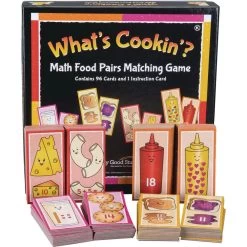 Really Good Stuff® What’s Cookin’? Math Food Pairs Matching Game - Kindergarten 9 Really Good Stuff® What’s Cookin’? Math Food Pairs Matching Game - Kindergarten -Children School Supplies S710646 3