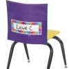 Early Childhood Classic Chair Pockets - Set Of 6 - Purple/Blue