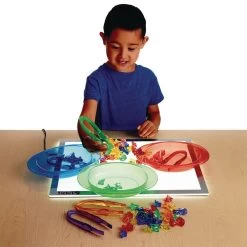 Excellerations® Translucent Gem Sorting Activity 9 Excellerations® Translucent Gem Sorting Activity -Children School Supplies S711492 3