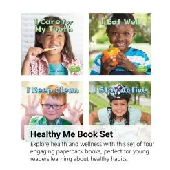 Healthy Me Paperback Books - 4 Titles -Children School Supplies S720634 0