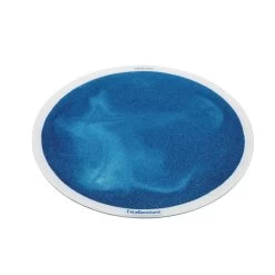 Excellerations® Glitter Circle Liquid Tile - Blue -Children School Supplies S721296 2
