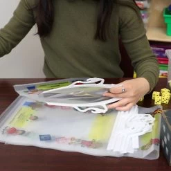 Really Good Stuff® Hang-Up Totes - Set Of 12 -Children School Supplies S723151 5