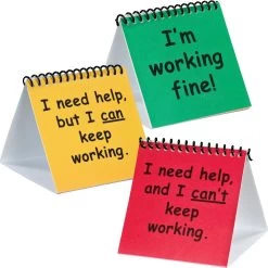 Really Good Stuff® I Need Help! Mini-Flip-Charts Set Deluxe