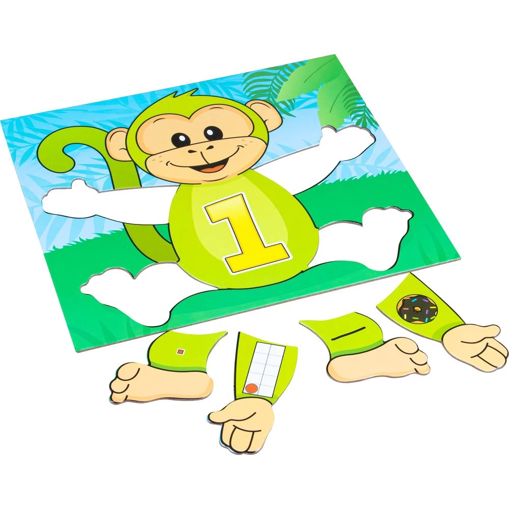 Really Good Stuff® Monkey Matching Number Puzzles 4 Really Good Stuff® Monkey Matching Number Puzzles - Image 4