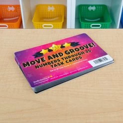 Really Good Stuff® Move And Groove! Numbers Through 25 Task Cards - Set Of 20 -Children School Supplies S723303 2