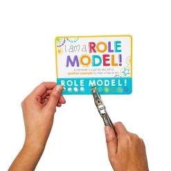 Really Good Stuff® Be A Role Model Tracking Punch Cards - 24 Pack