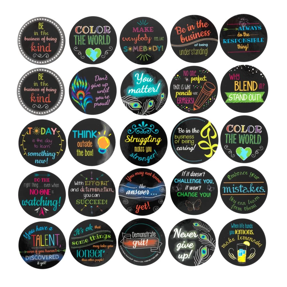 Really Good Stuff® Positive Affirmation Chips - Set Of 100 In 50 Unique Designs And Sayings 4 Really Good Stuff® Positive Affirmation Chips - Set Of 100 In 50 Unique Designs And Sayings - Image 4