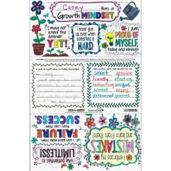 Really Good Stuff® Ready-To-Decorate® Growth Mindset Desktop Tents - Set Of 24 6 Really Good Stuff® Ready-To-Decorate® Growth Mindset Desktop Tents - Set Of 24 -Children School Supplies S723402 1