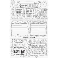Really Good Stuff® Ready-To-Decorate® Growth Mindset Desktop Tents - Set Of 24 7 Really Good Stuff® Ready-To-Decorate® Growth Mindset Desktop Tents - Set Of 24 -Children School Supplies S723402 2