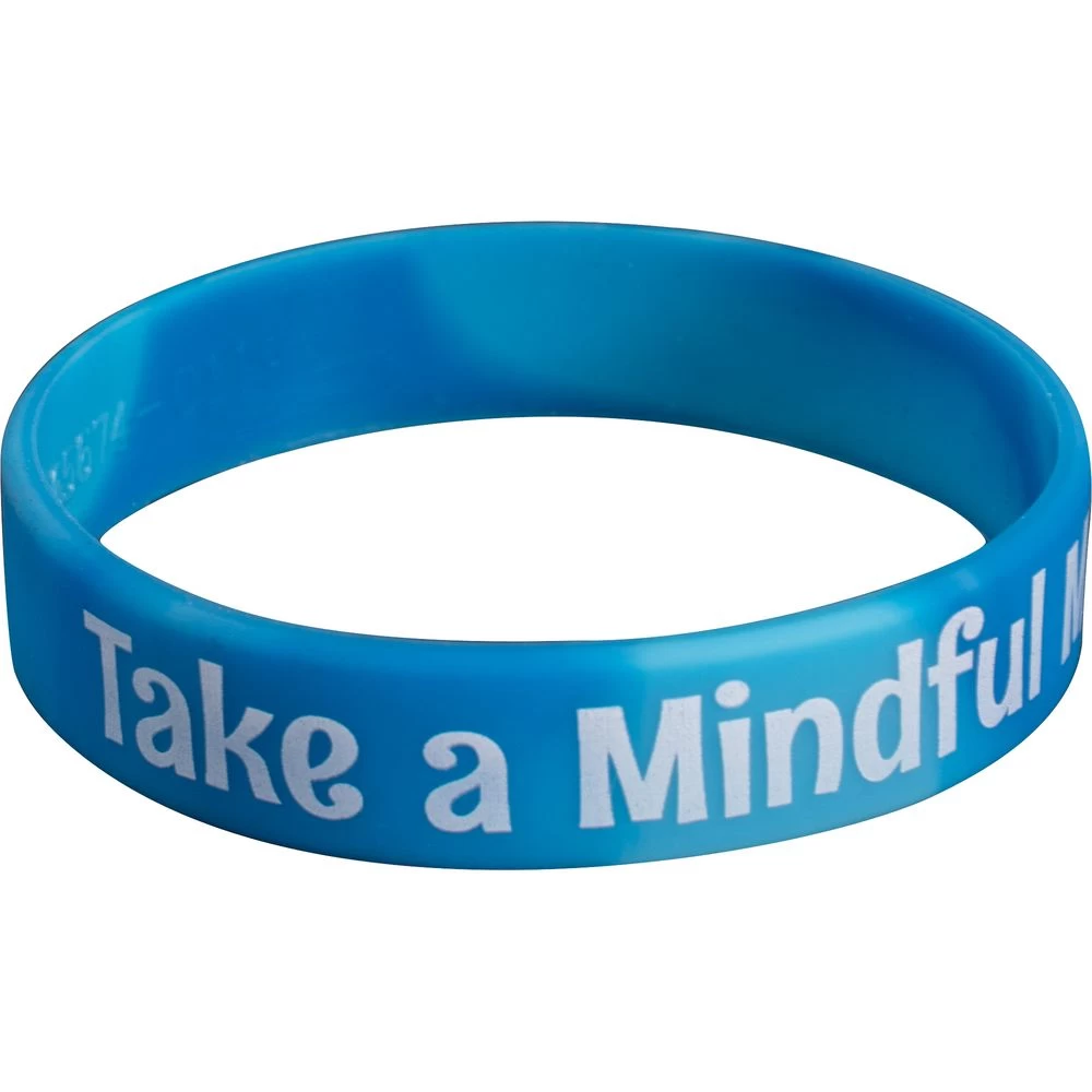 Really Good Stuff® Take A Mindful Minute Silicone Bracelets - Set Of 24 1 Really Good Stuff® Take A Mindful Minute Silicone Bracelets - Set Of 24