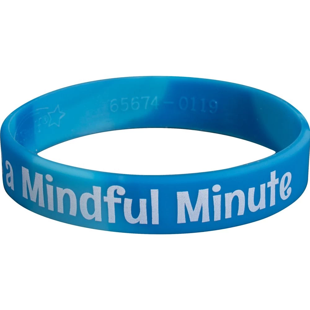 Really Good Stuff® Take A Mindful Minute Silicone Bracelets - Set Of 24 3 Really Good Stuff® Take A Mindful Minute Silicone Bracelets - Set Of 24 - Image 3