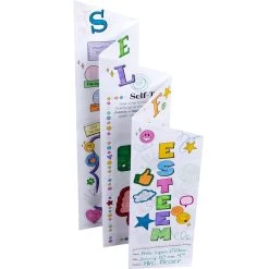 Really Good Stuff® Ready-To-Decorate Self-Esteem Foldable Posters
