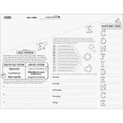 Really Good Stuff® Ready-To-Decorate Self-Esteem Foldable Posters -Children School Supplies S723505 1