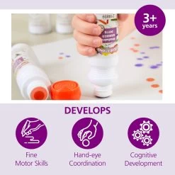 Colorations® Dabber Dot Markers - Set Of 4 -Children School Supplies S725487 1