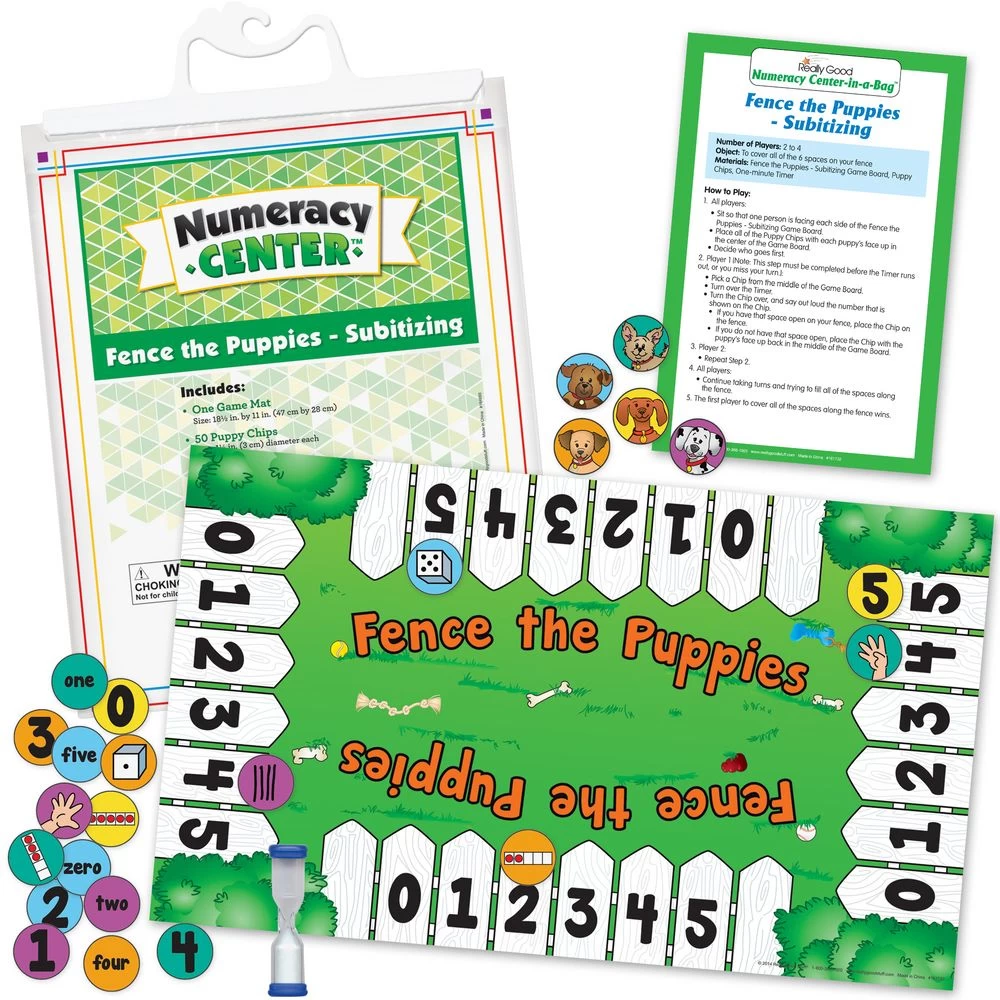 Fence The Puppies - Subitizing Numeracy Center™ 1 Fence The Puppies - Subitizing Numeracy Center™