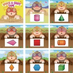 Really Good Stuff® Whack-A-Shape Game - Pre-K, Kindergarten, 1st Grade 12 Really Good Stuff® Whack-A-Shape Game - Pre-K, Kindergarten, 1st Grade -Children School Supplies S728447 4