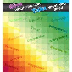 Really Good Stuff® Give What You Can, Take What You Need Jumbo Poster