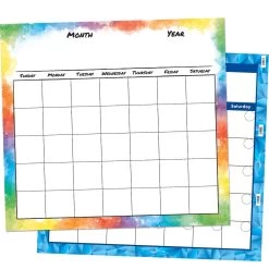 Programmable Monthly Calendar Jumbo Poster
