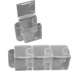 Really Good Stuff® Dice Shakers - Set Of 4 - Clear